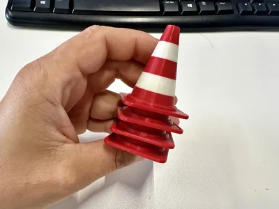 Mini traffic cone