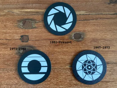 Aperture Science Logo Keychain fixed Remixed by littlemouse5000 ...