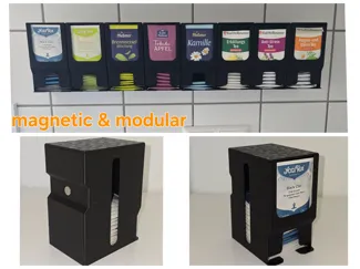 Tee-Organizer, Teespender magnetisch und modular 