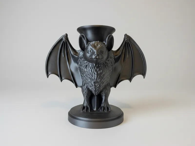 Gothic Bat Vase