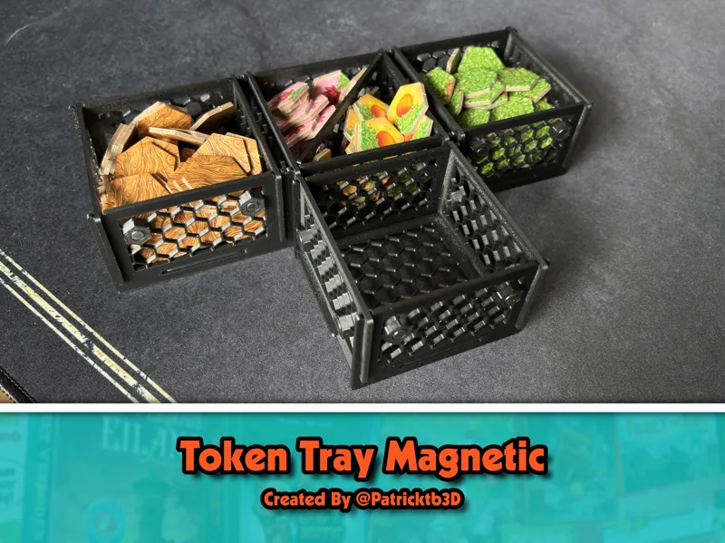Token Tray Single Magnetic