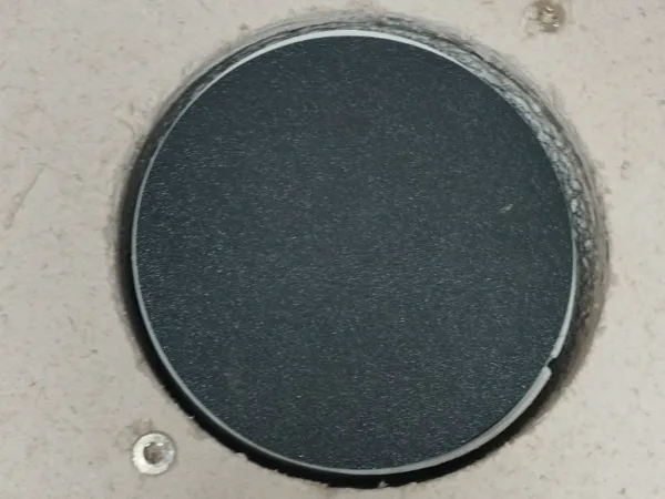 Cache pour tuyau/bouche d'aération 125 mm