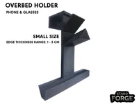 Small Bed Edge, Phone + Glasses, No Support