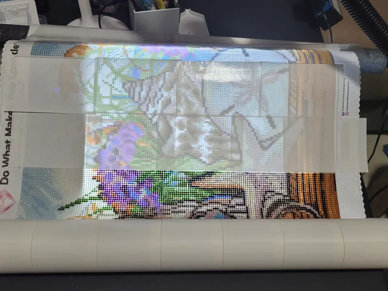 diamond painting rollup cover