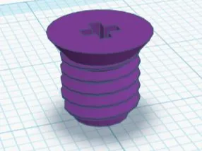 Snowboard Insert Plug M6