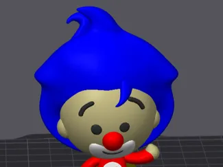 Modelo de payaso PlimPlim