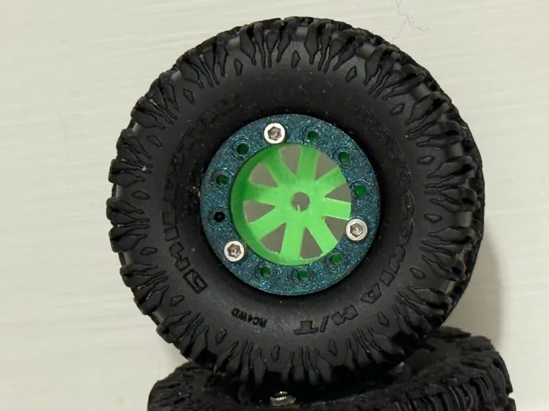 Scx30 beadlock wheels 8 spoke 