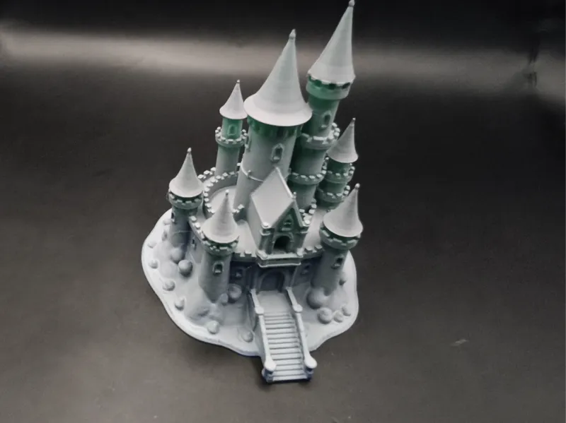 Fantasy Castle Miniature