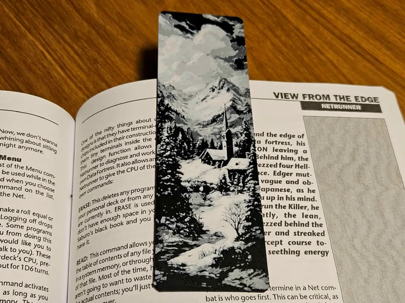 Remote Wintery Village - Bookmark
