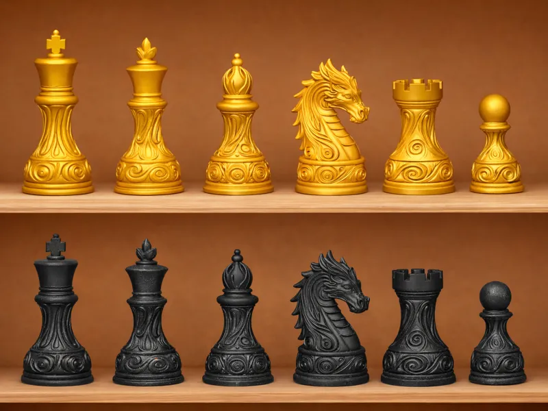 Mythical chess set