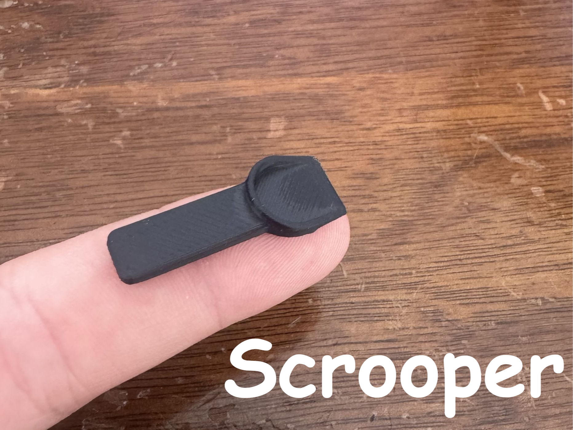Scrooper - Mini Scraper and Scoop