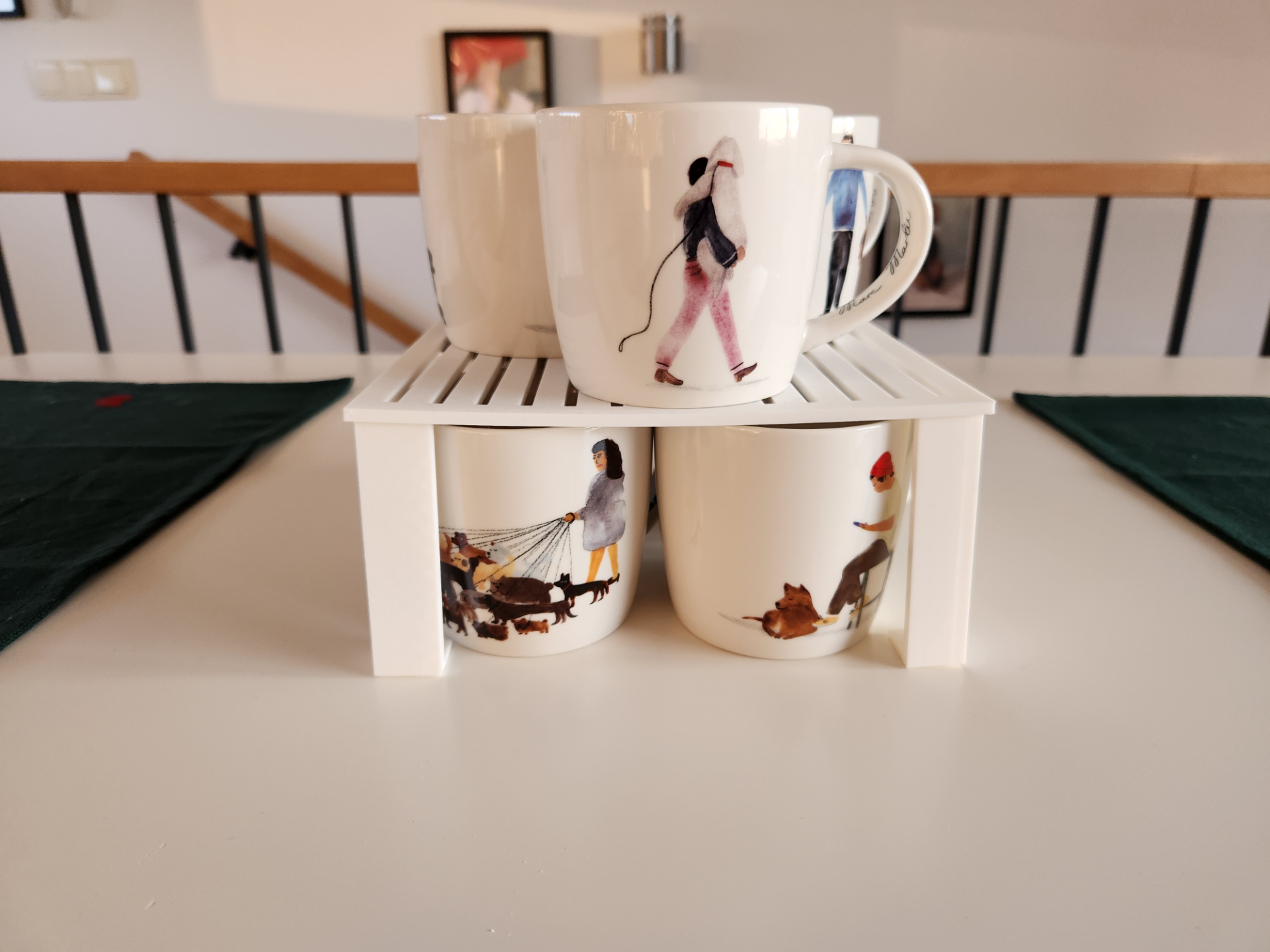 Kitchen Shelf (Split Level / Slotted Design)