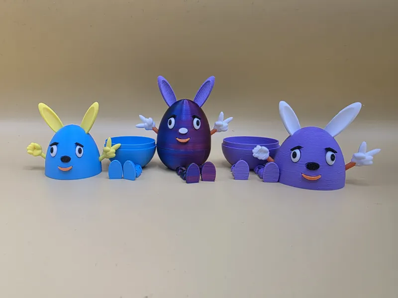 Flexi easter egg with ears
