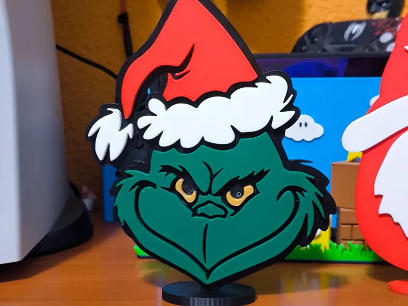 El Grinch Adorno navideño sin ams