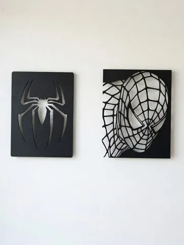 Cuadro decorativo en 3D: Decoración panel mural de Spiderman/Spider-Man — vista de referencia 2