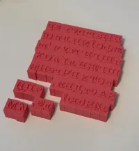 Set de tampons alphabet ukrainien pour poterie — photo 3