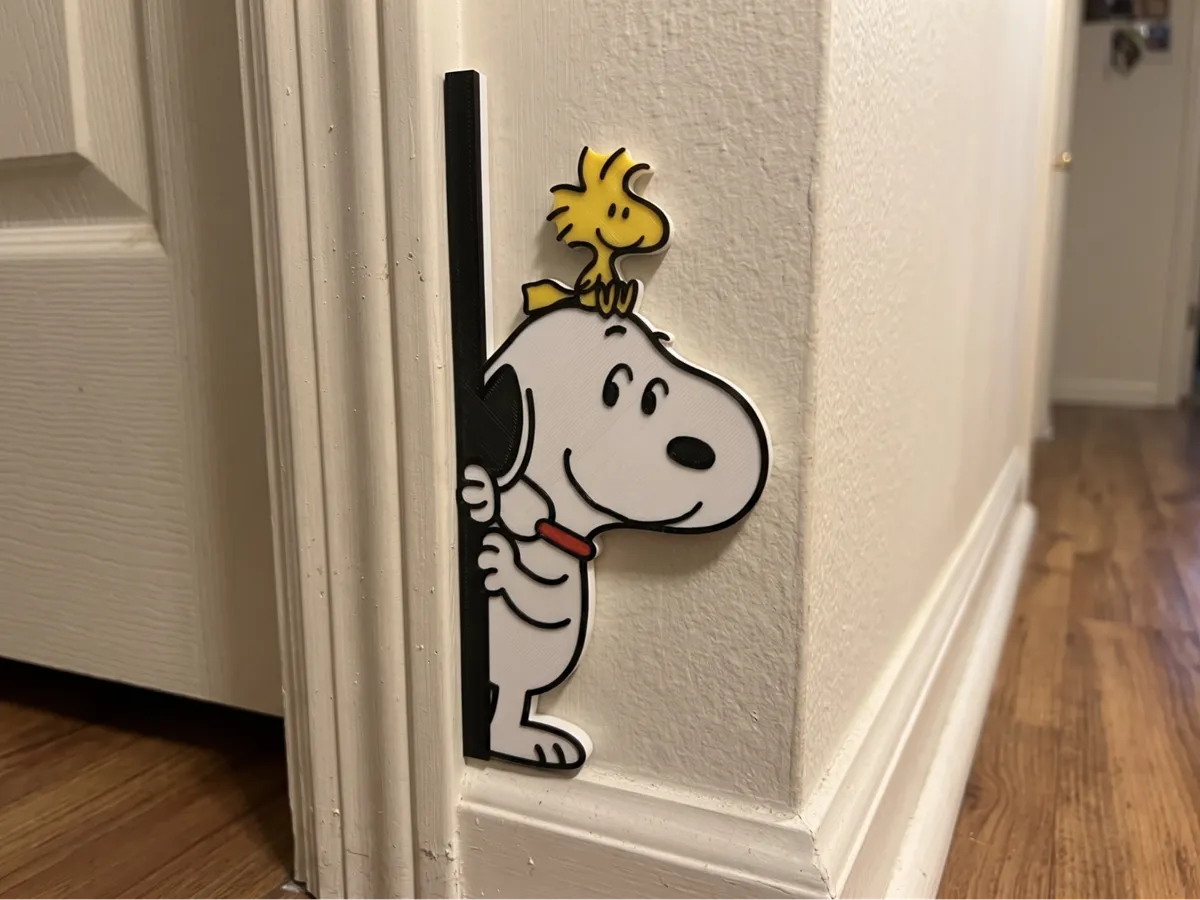Decoracion de pared - Snoopy y Woodstock - Free 3D Print Model - MakerWorld