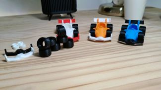 Toy racing car - ready to assemble - no AMS