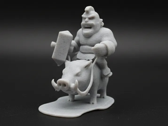 Hog Rider Render Hog Rider Statue - Free 3D Print Model - MakerWorld