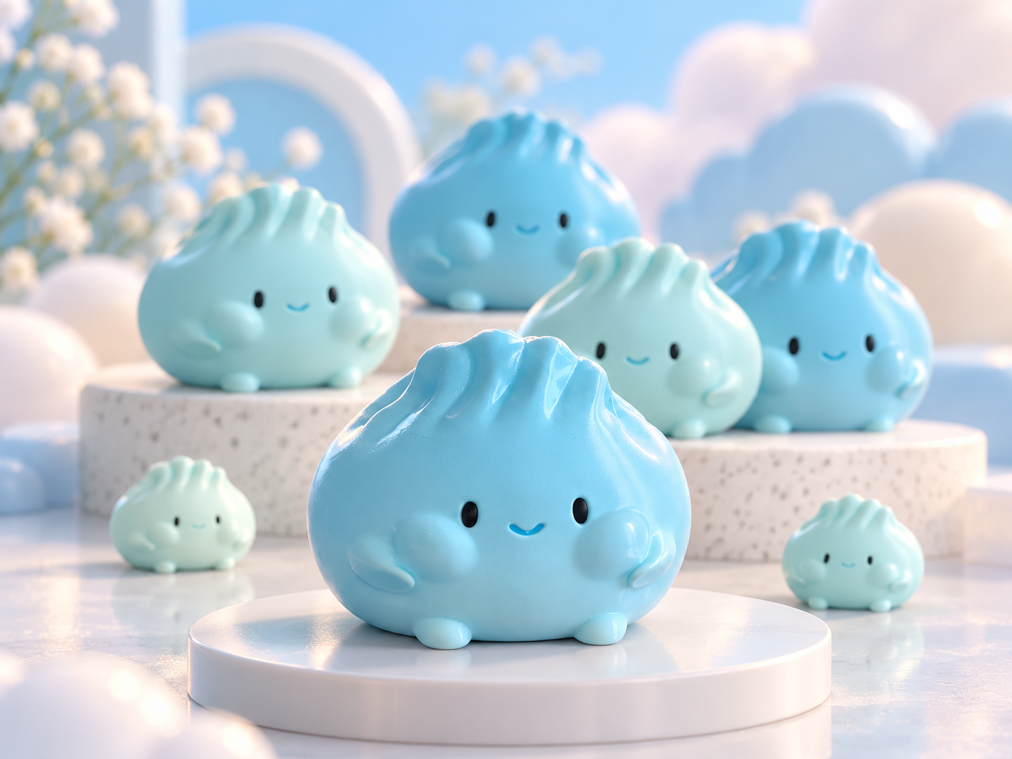 TPU Squishy – Süße Knödel Figur 3D model
