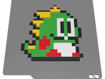 Bubble Bobble - Layered Pixel Art
