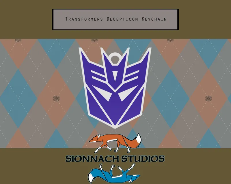 Decepticon Logo Keychain