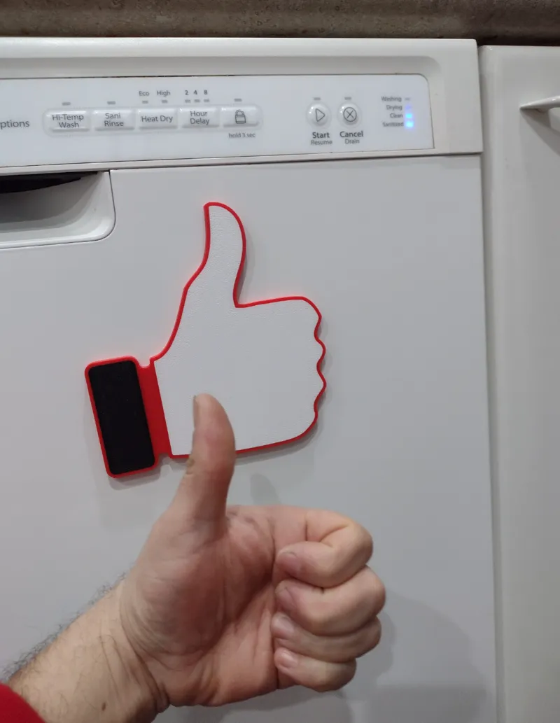 Magnetic Thumbs Up/Down