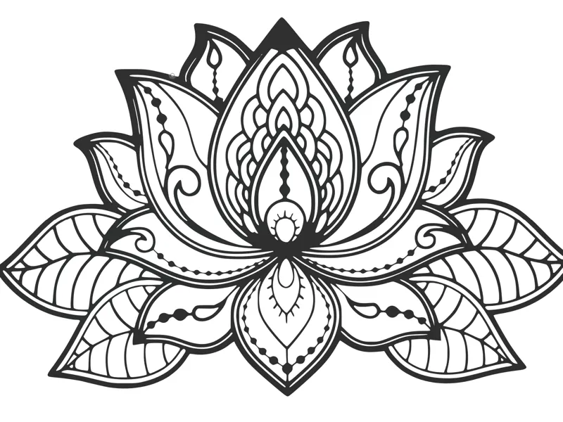 Stencil fiore