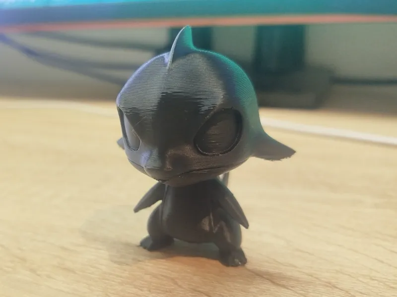 Small shark figure made in makerlab, like pokemon