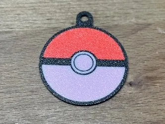 Pokeball Keychain