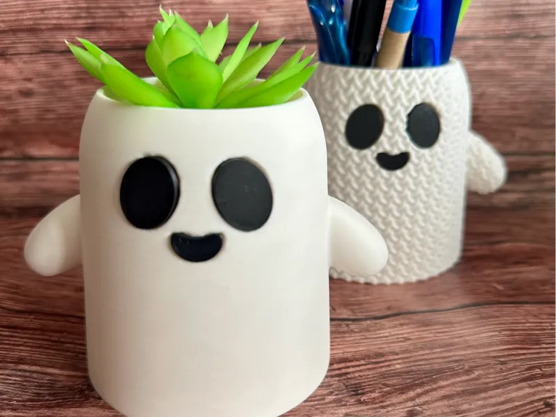 Cute Ghost Vase or Pencil Holder
