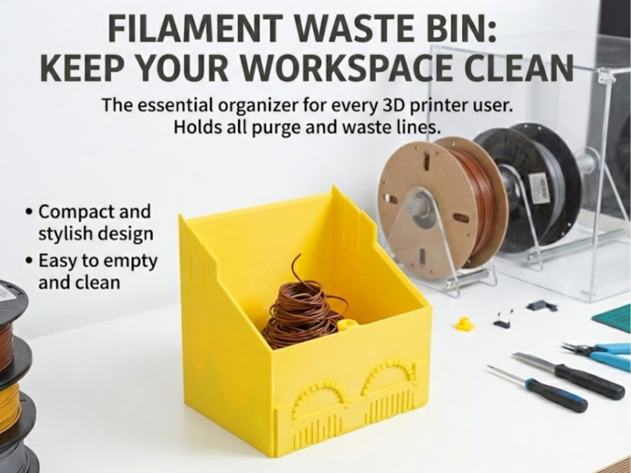 Harbour Bridge Filament Waste Bin