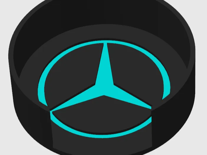 Mercedes Coaster Holder