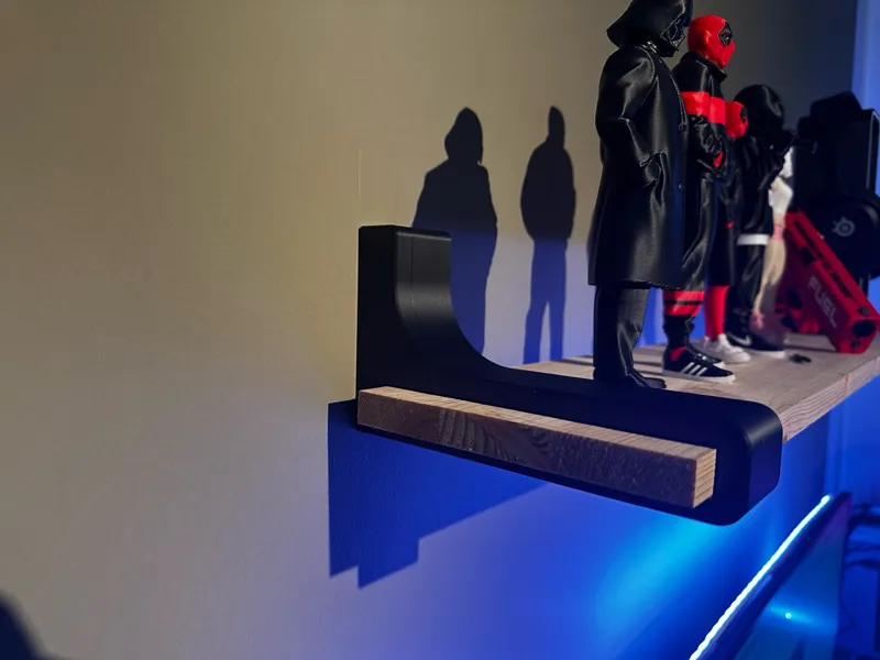 Wallmount For Biltema shelf plate