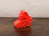 0.2mm nozzle, 0.1mm layer, 1 walls, 15% infill, Glätten Oben