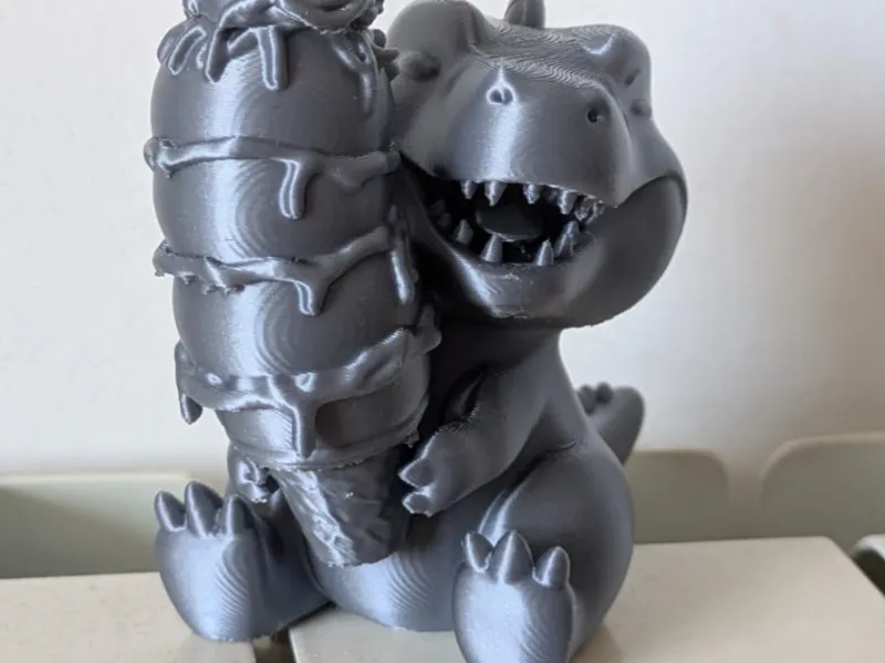 Dinosauro T-Rex Golosone con Gelato