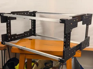 Modular Fly Rack for Rackmount Equipment