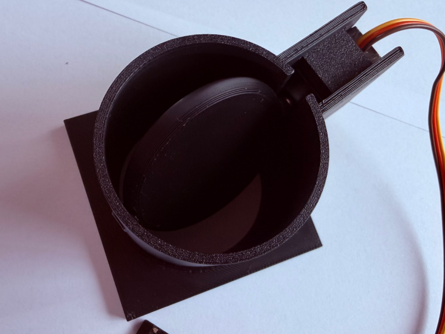 Servo-Controlled Butterfly Damper (50 mm) | MG90S