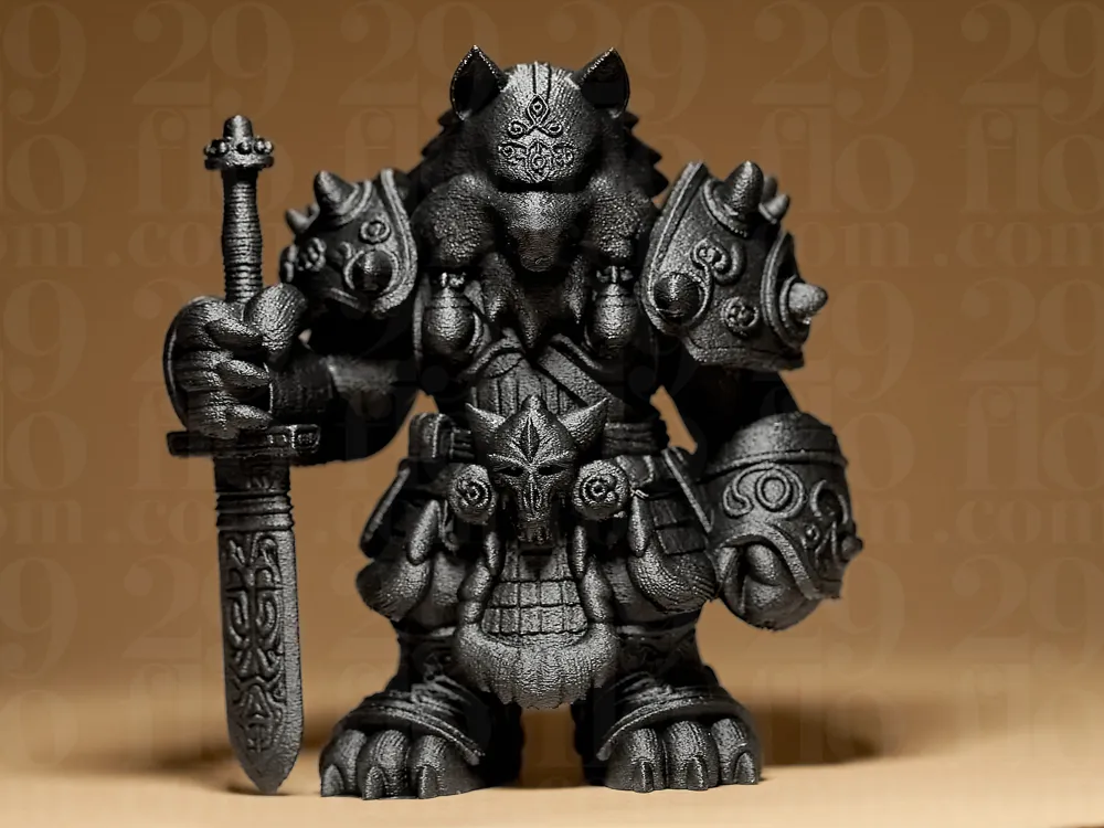 [2/4] Warrior Minis - WOLF - Free 3D Print Model - MakerWorld