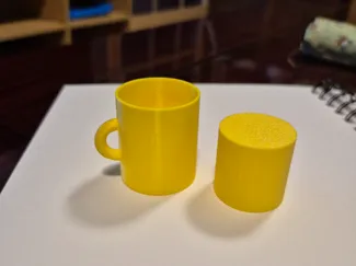 Cup and tea for play for kids