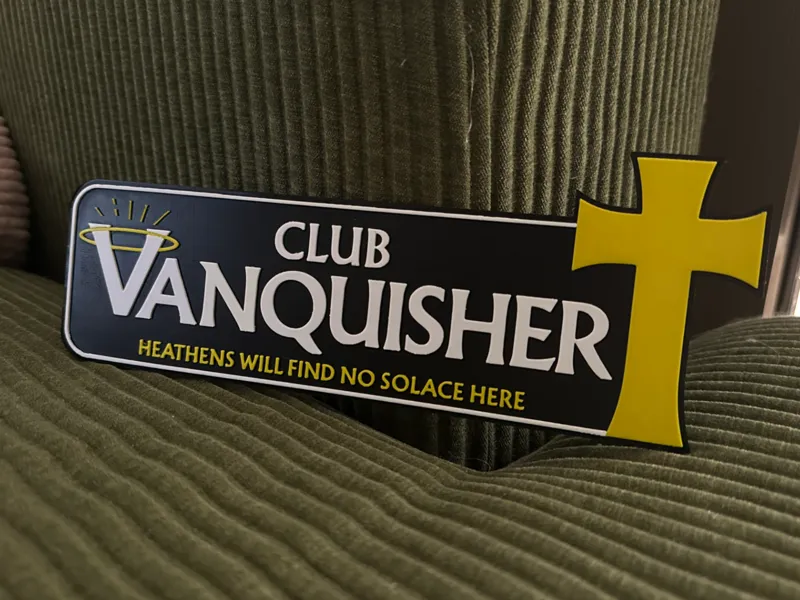 Club Vanquisher sign - Dungeon Crawler Carl