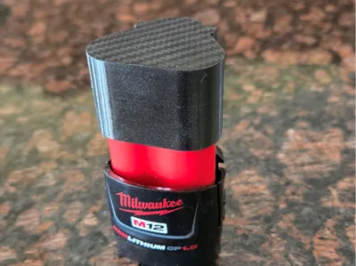 Milwaukee M12 battery protective cover