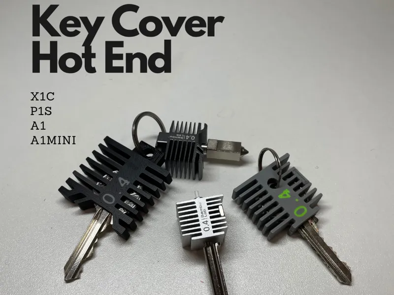 X1C/P1S/A1/A1 Hot end Key Cover