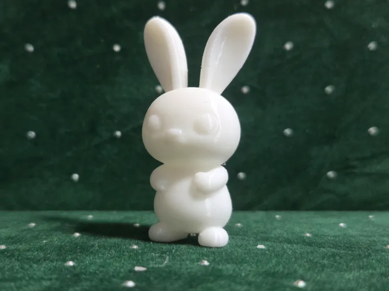 Cute Bunny – Minimal 3D Printed Figurine