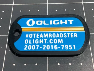 Olight Team Roadster Dogtag