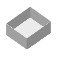 Box für die Ecke 2x2, 50mm hoch