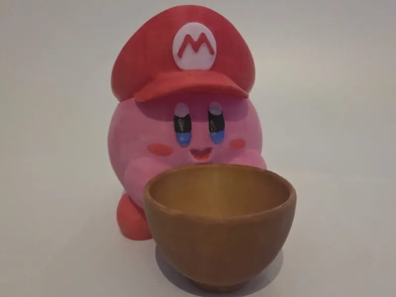 Super Mario Kirby Bowl Decoration