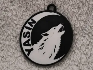 Wolf Keychain