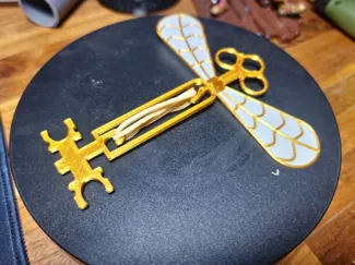 Rubber Band Flying Key Harry Potter Bookmark