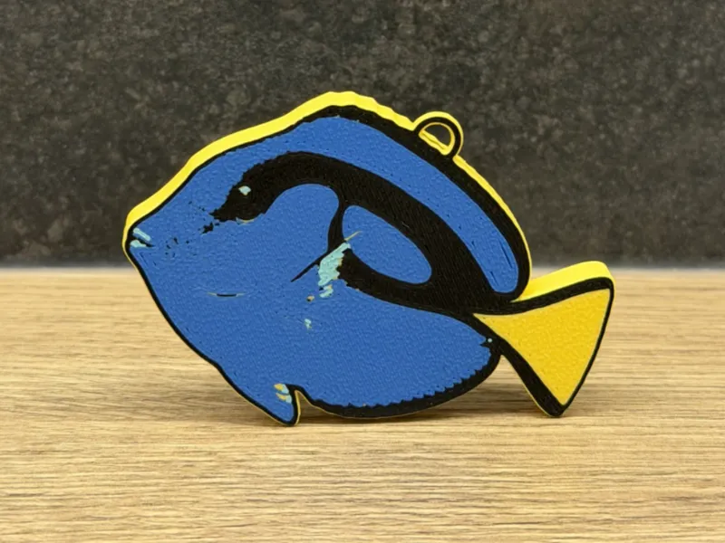 Blue Tang Keychain